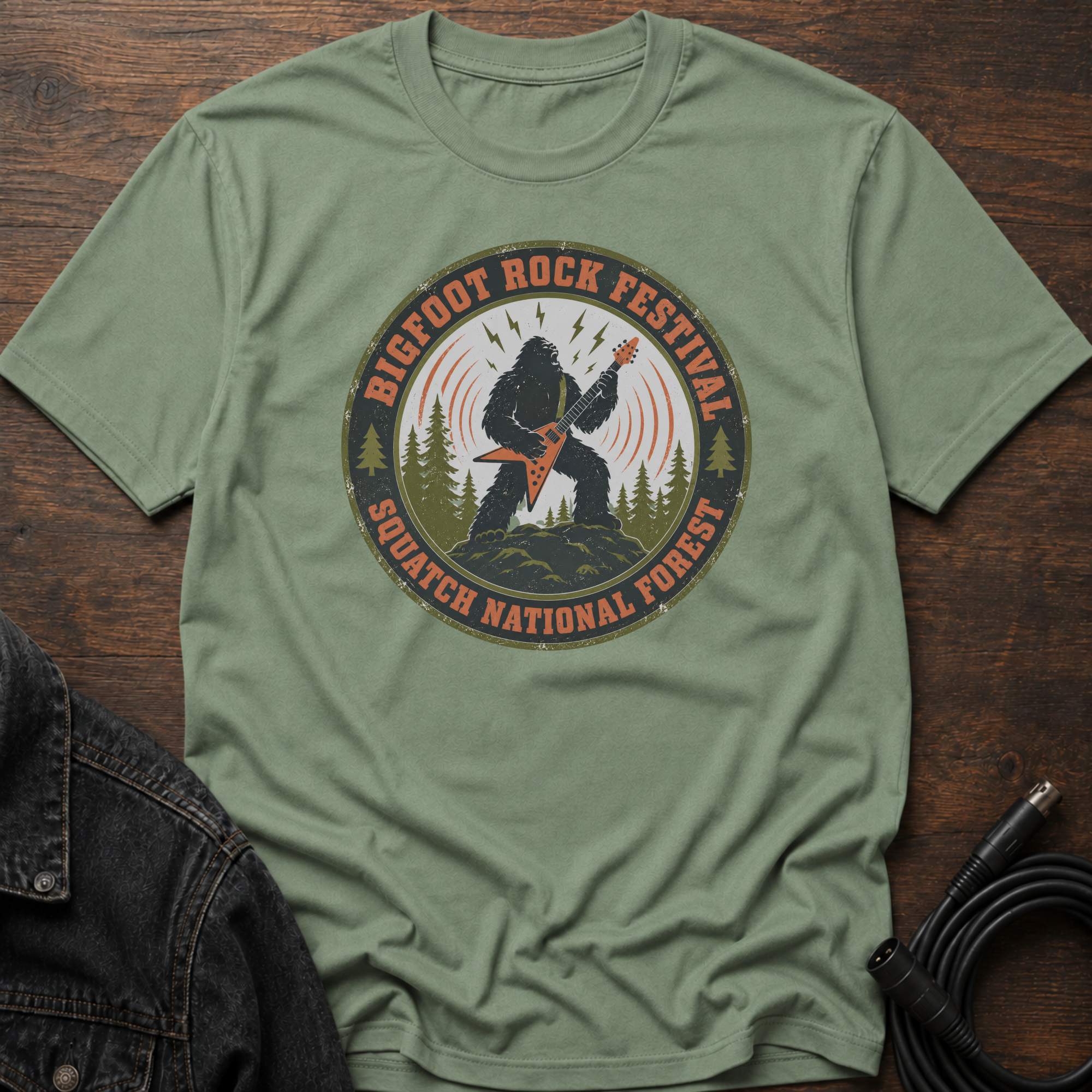 Bigfoot rock Festival T-Shirt